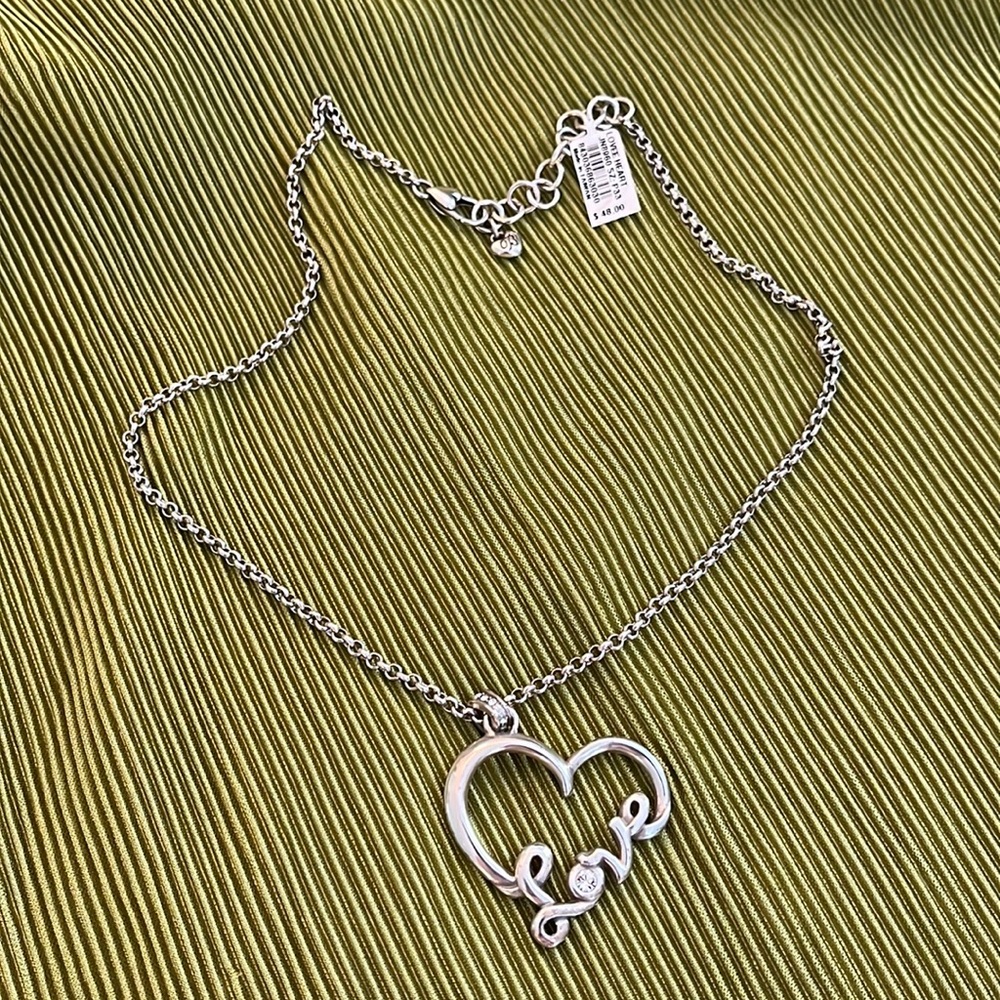 Brighton Love Heart Jewelry Necklace New